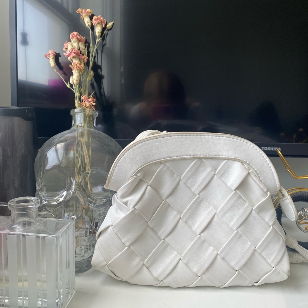 Mango white purse